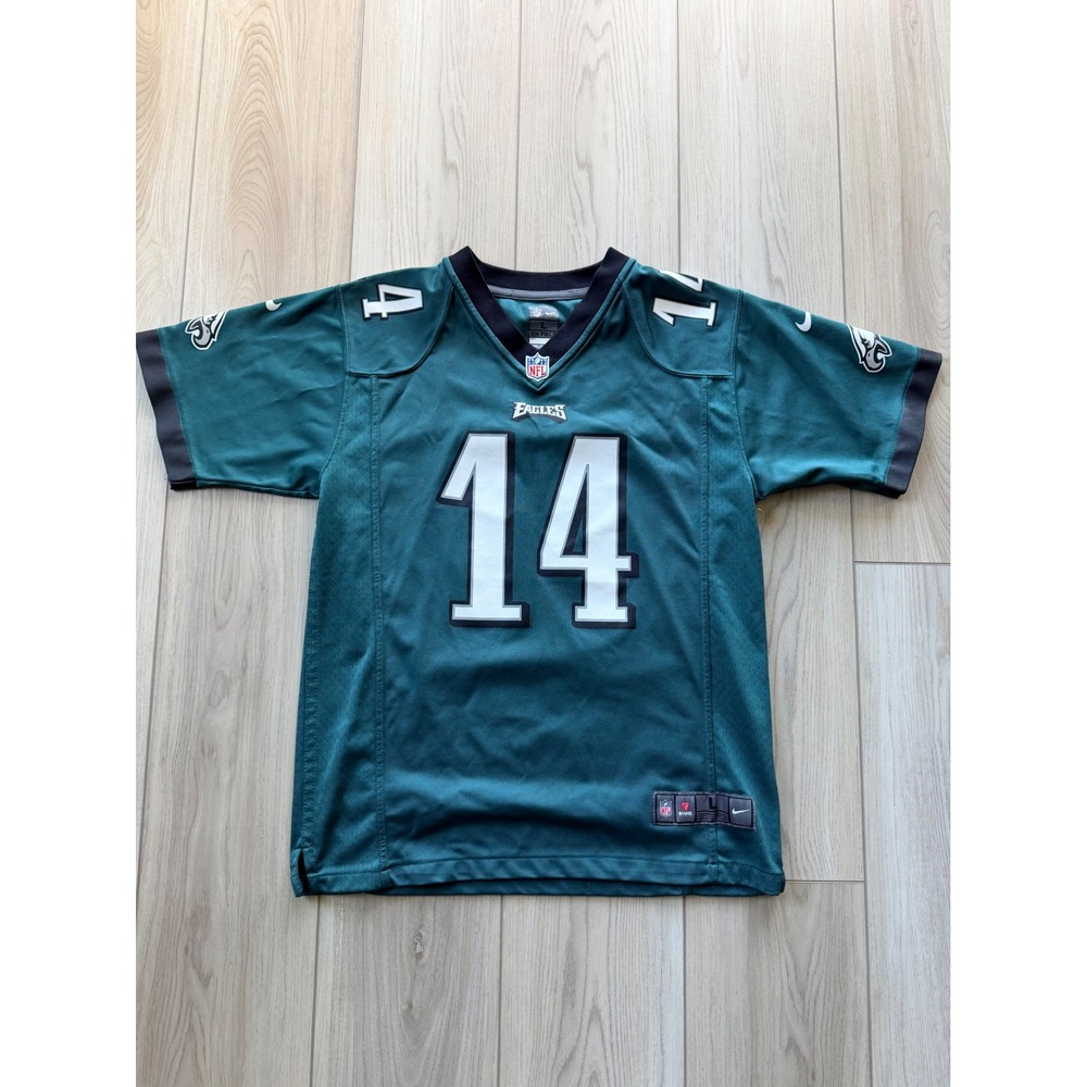 Nike Philadelphia Eagles Riley Cooper 14 Jersey Youth L Green NFL Football